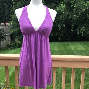 No Boundaries purple tank